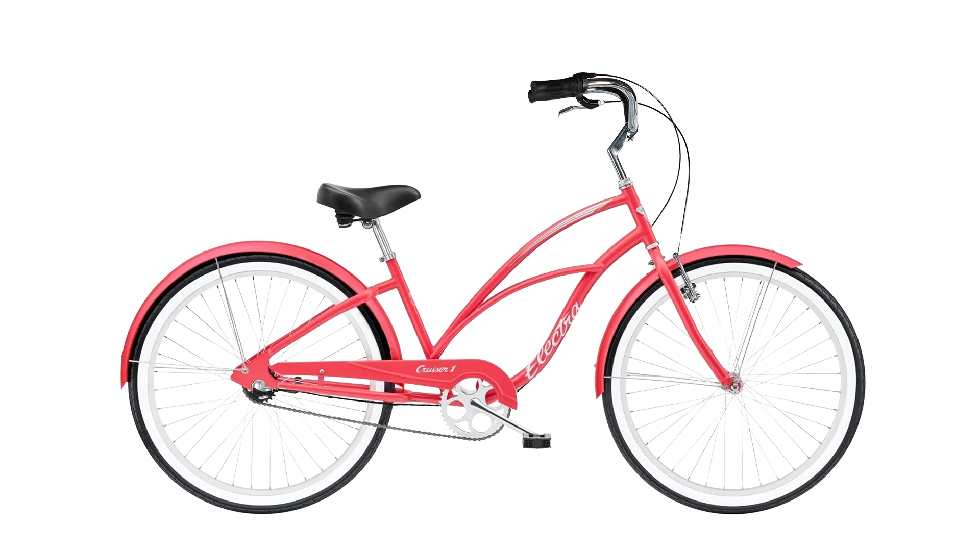 Electra Cruiser 1 (3i) Step Thru Hibiscus Red